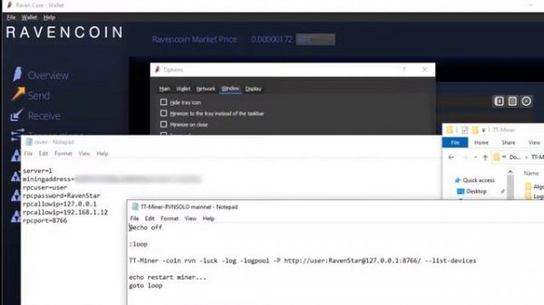Ravencoin Solo mining with QT Wallet and GPU - No mining pool needed - 2022 - KAWPOW