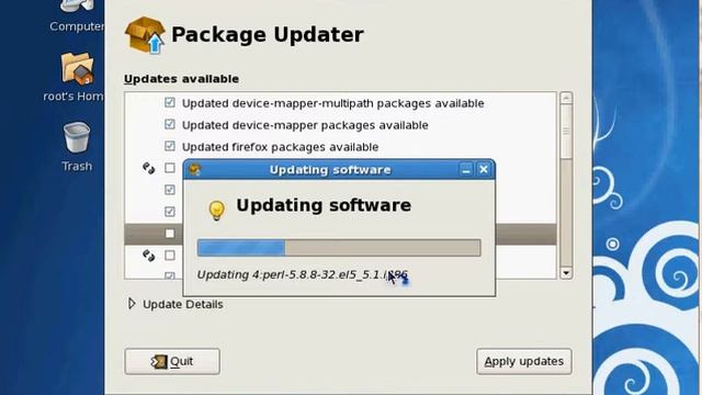 Centos Linux GUI updates смотреть онлайн