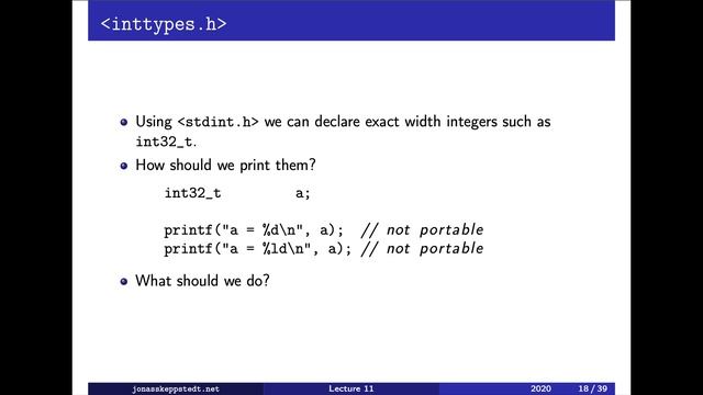 F11 / 6: 13.7 inttypes.h (level 3) смотреть онлайн