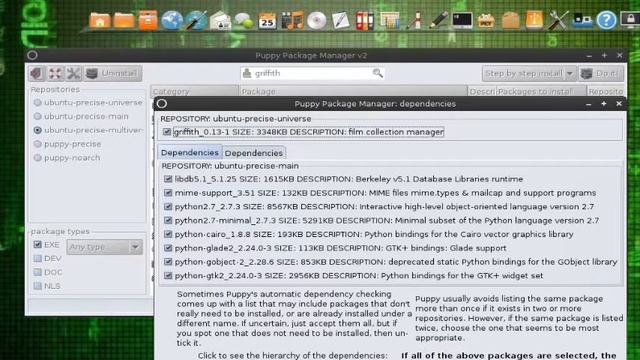 FluxPup-1.6.1 Puppy Linux packages manager (from Ubuntu) смотреть онлайн