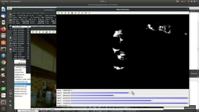 Real Time Object tracking using Color Subtraction methods OPENCV c++ смотреть онлайн