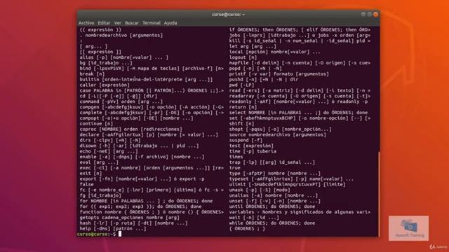 Linux Comandos internos y externos Comando type смотреть онлайн