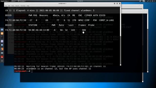 Wireless Network Attack | Ethical hacking and penetration testing | Live demo смотреть онлайн