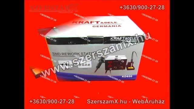 KraftDele Digitális Forrasztóállómás 2 funkció 700W KD850 Új Forrasztó смотреть онлайн