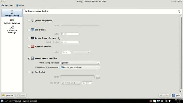 Auto screen dimming Linux mint Kde settings смотреть онлайн