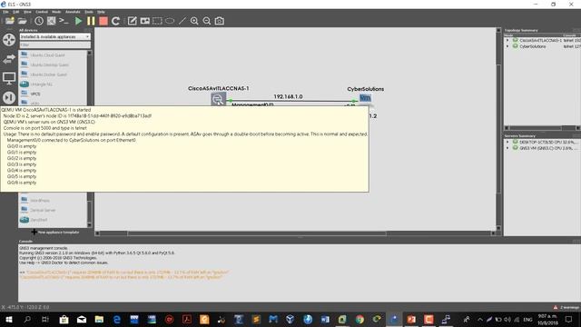 Instalar Cisco ASA en GNS3 con ASDM 20152742 смотреть онлайн