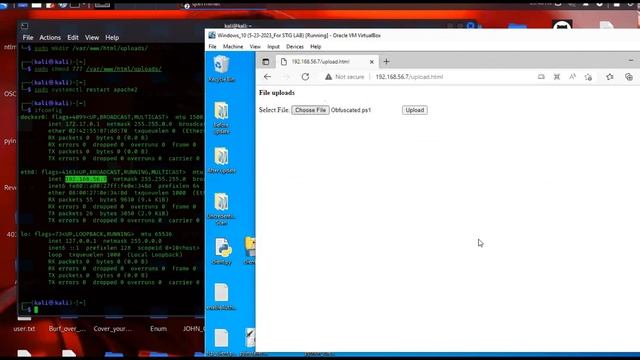 Transfer files from Windows to Kali Linux with Apache EASY смотреть онлайн