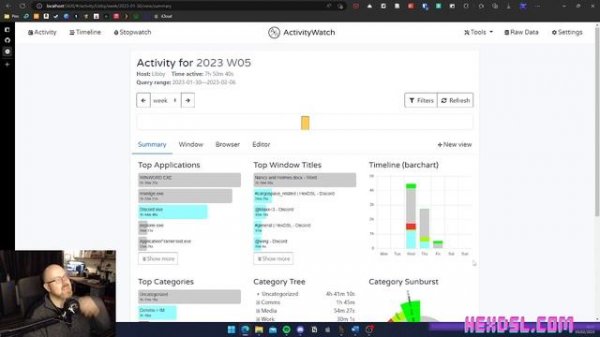 ActivityWatch - Application time tracking done well