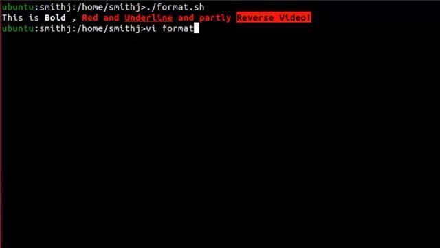 Linux Tips and Tricks : Change format of text with tput смотреть онлайн