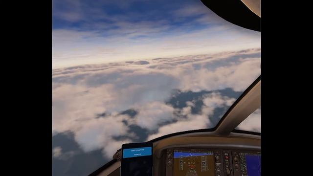 X-Plane 11 VR, Volumetric Clouds, Mod. смотреть онлайн