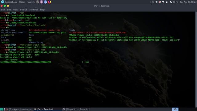How To Install Vmware Player on Linux Parrot Security OS смотреть онлайн