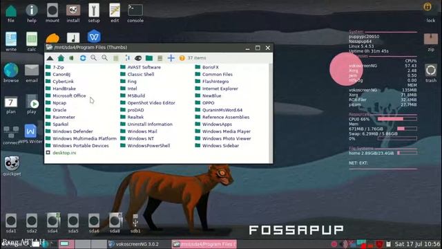 Puppy Linux: Accessing Windows Drive смотреть онлайн