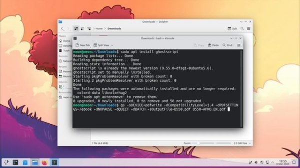 ⌛️ Как быстро сжать PDF файл в Linux Mint? 🐧