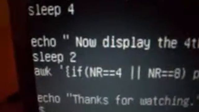 Linux/ Unix using Awk смотреть онлайн