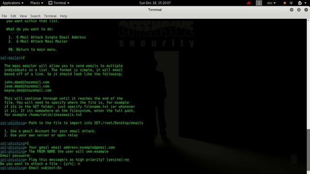 Kali Linux - How To Perform a Mass Mailer Attack in SET (Social Engineering Toolkit) смотреть онлайн