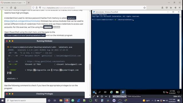 TryHackMe! Advent of Cyber 3 - Day24 - Learning from the Grinch смотреть онлайн