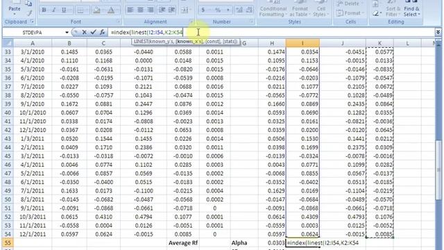 Testing the SML in Excel смотреть онлайн