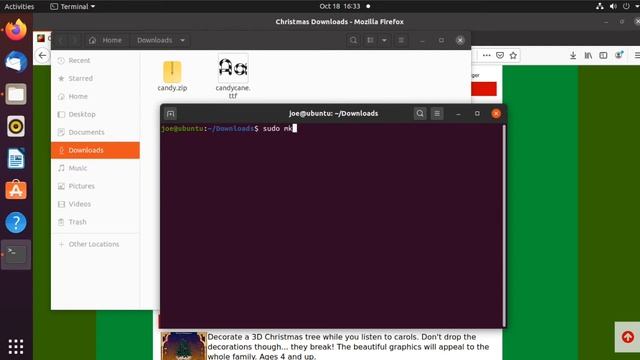 Install Candy Cane TTF Font In Ubuntu 20.04 смотреть онлайн