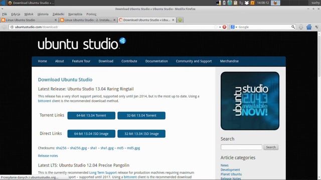 Jak zainstalować Linux Ubuntu Studio смотреть онлайн