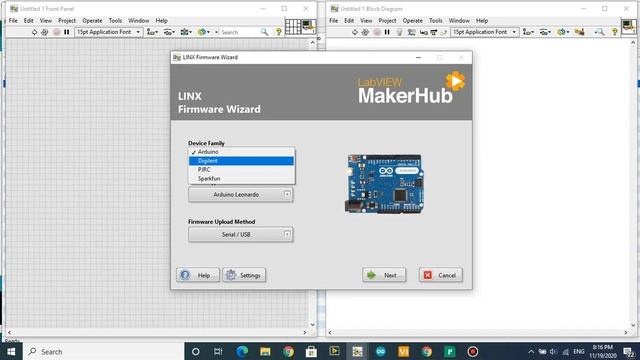 Labview Arduino + Raspberry PI + Beaglebone Makerhub смотреть онлайн