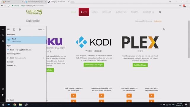 Install Free Category5 TV Network Channel on Kodi Media Center смотреть онлайн