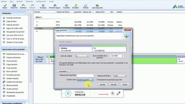 Manual Básico AOMEI Partition Assistant Standard