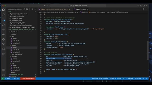 IaC on AWS with Terraform: Provision an EC2 Instance and install Jenkins & Terraform using Terrafor смотреть онлайн
