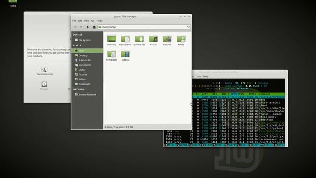 Linux Mint 18.1 XFCE Desktop edition смотреть онлайн