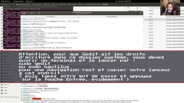 exécution de scripts et binaires sous GNU/linux, Ubuntu смотреть онлайн