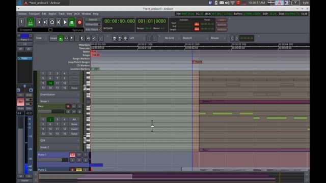 How to record audio with Ardour 3 in Ubuntu Studio Linux смотреть онлайн
