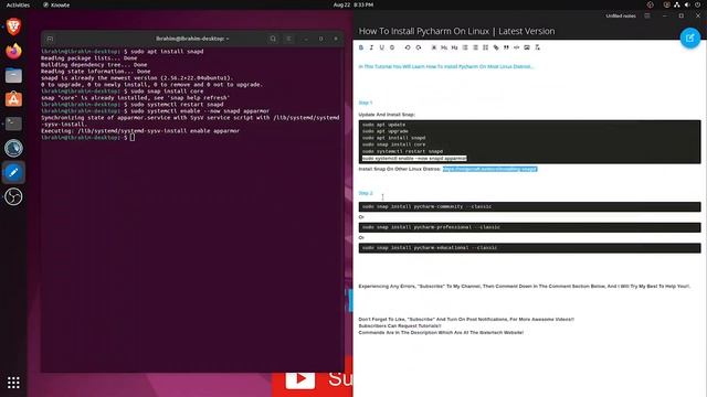 How To Install Pycharm On Linux - Latest Version смотреть онлайн