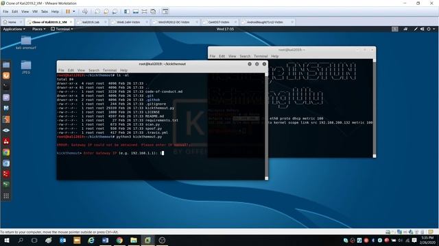 Hacking KICKTHEMOUT Kick devices off your network by performing an ARP Spoof Attack Inst смотреть онлайн