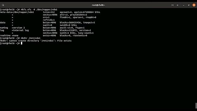 VDO in Linux RHEL 8.0 - Linux Tutorials смотреть онлайн