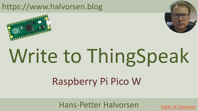 Raspberry Pi Pico W and ThingSpeak смотреть онлайн