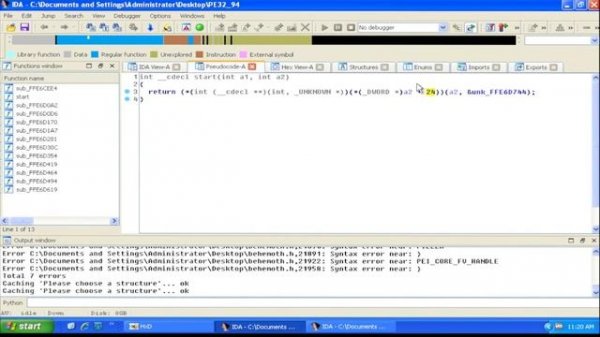 MITRE Copernicus: Analyzing BIOS differences with IDA Pro