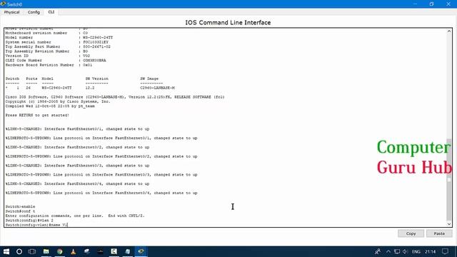 Implementing VLAN Practical CISCO Packet Tracer | CCNA Practical 2 | Hindi | CCNP | Tutorial смотреть онлайн