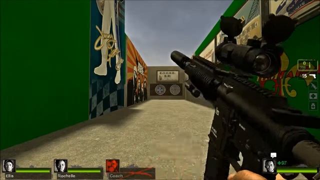 Left 4 Dead 2 - HK416 on arby's M4 anims смотреть онлайн