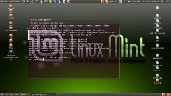 Install Android Studio on Linux Mint 17