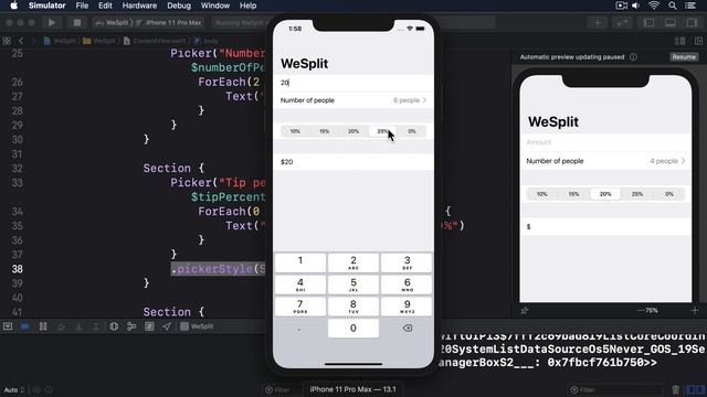 (OLD) Adding a segmented control for tip percentages – WeSplit SwiftUI Tutorial 9/10 смотреть онлайн