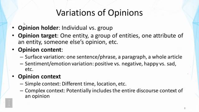 Text Mining and Analytics || 04 01 4 1 Opinion Mining and Sentiment Analysis Motivation 00 17 51 смотреть онлайн
