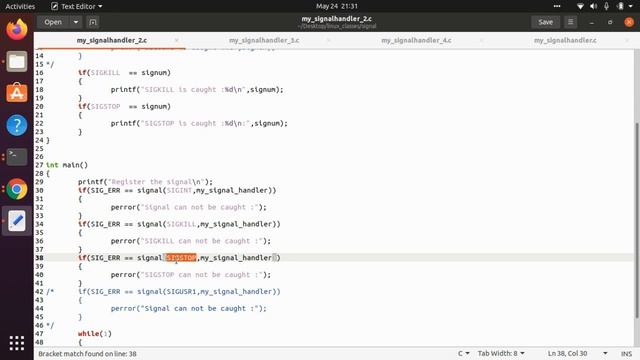 signal in Linux смотреть онлайн