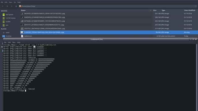 How to SECURELY wipe files in Linux, so that no one can read the deleted files. смотреть онлайн