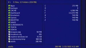 Original Xbox Damn Small Linux Installation