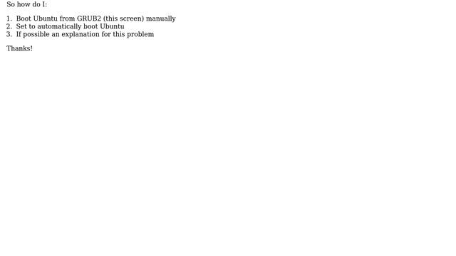 Ubuntu: Booting Ubuntu Failure : error: attempt to read or write outside of disk 'hd0' смотреть онлайн