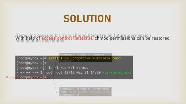 Linux Interview Q&A #59 - How to fix if someone accidentally remove execute bit from chmod ? смотреть онлайн