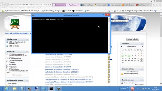 Servidor telnet en Linux Ubuntu y acceso desde Microsoft Windows 7 смотреть онлайн