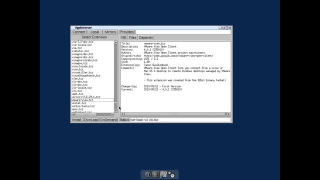 Operating System - Tinycore Linux смотреть онлайн