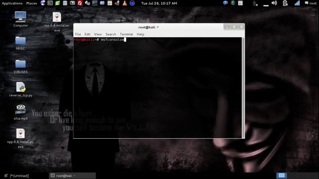 Exploiting Windows with Msfvenom and Msfconsole!!! смотреть онлайн