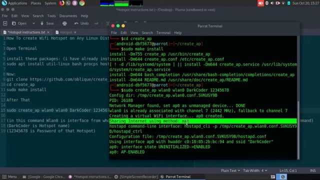 How to Make a Wireless or Wifi Hotspot in Ubuntu Linux смотреть онлайн