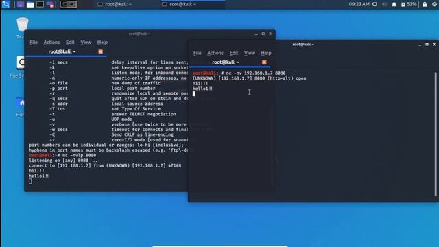 Netcat Tutorial Chatting with shells and transferring files смотреть онлайн